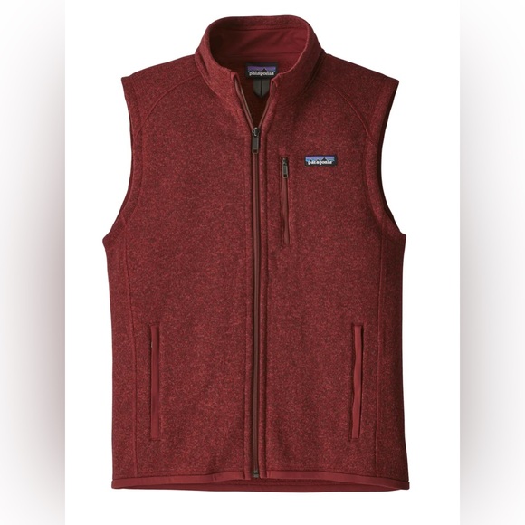 Patagonia Men's Better Sweater Vest in Oxide Red Size L - Picture 1 of 9